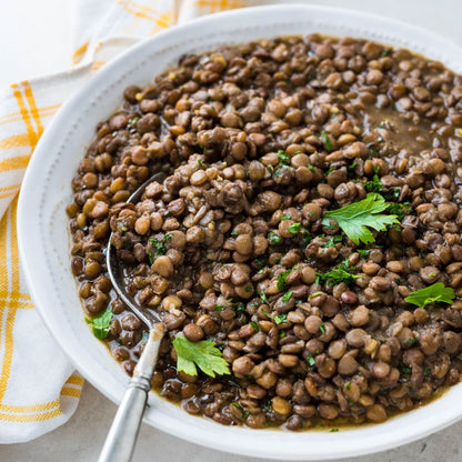 24 pounds Barber's Farms Green Lentils in 1 lb bags