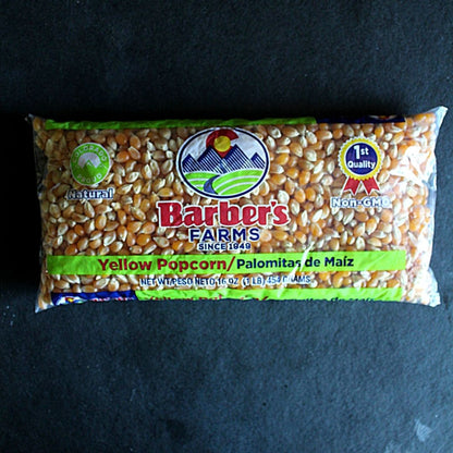 24 pounds Barber's Farms Yellow Popcorn